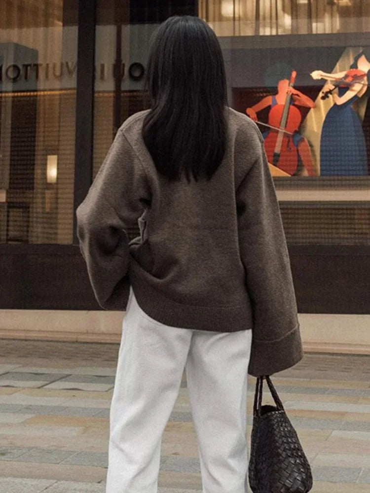 Zeffaro™ | CARDIGAN ÉLÉGANT AVEC ENCOLURE EN V