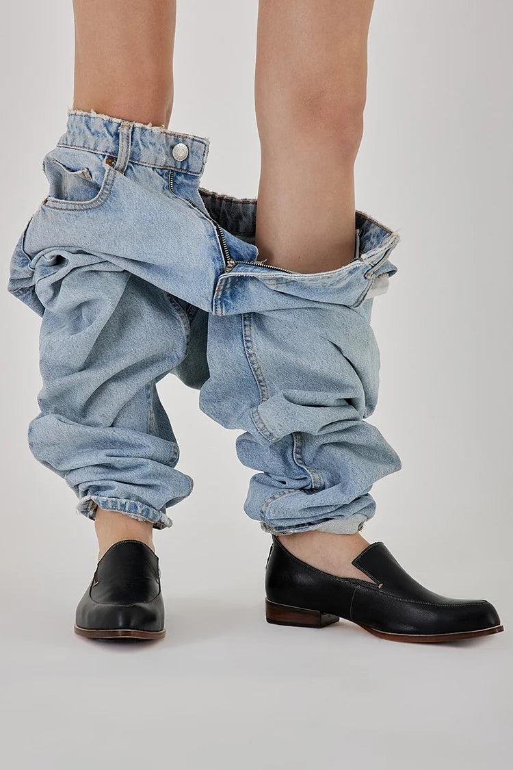 Zeffaro™ | Mocassins noirs à bout pointu