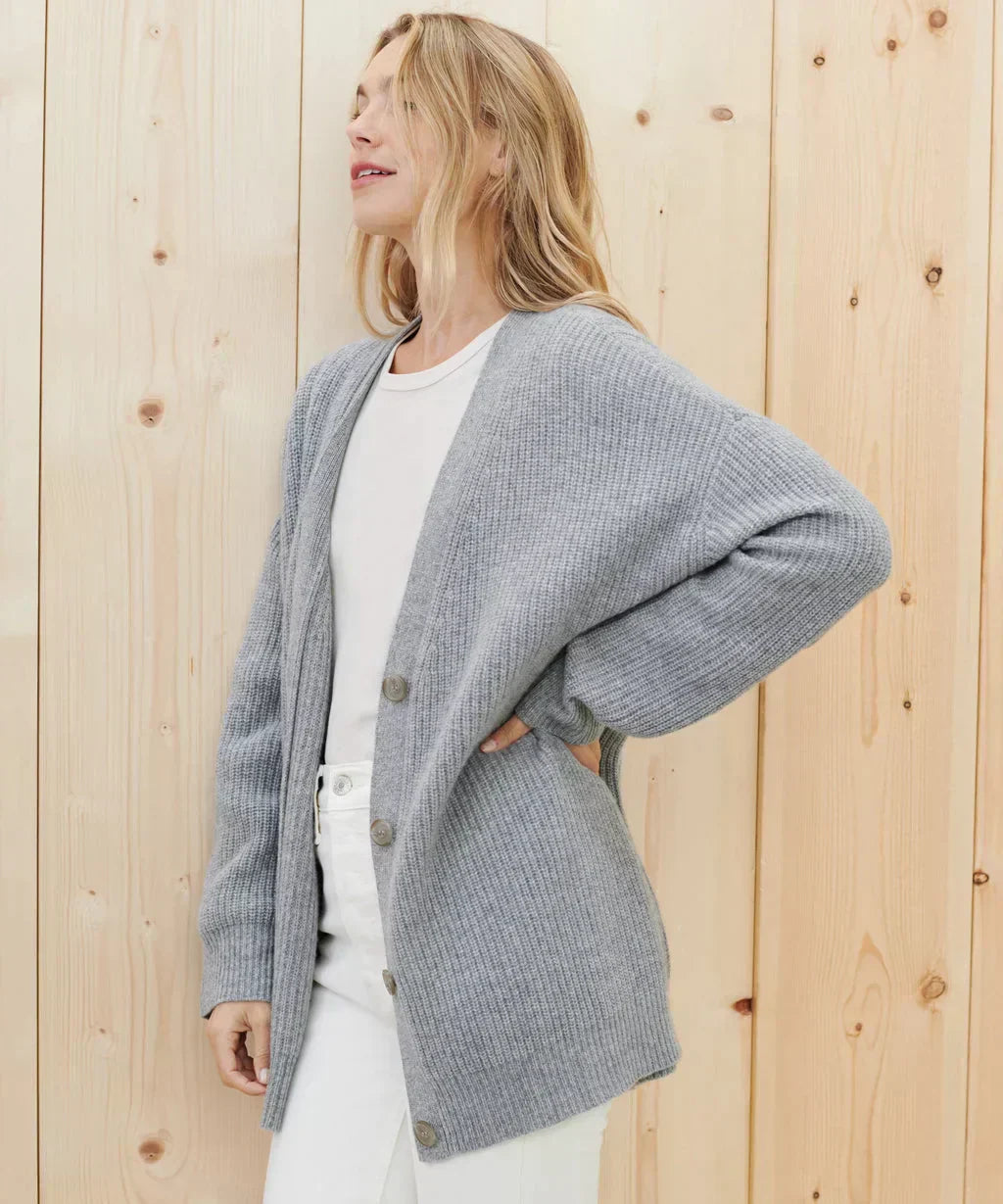 Zeffaro™ | Cardigan Ultra Confortable en Cachemire