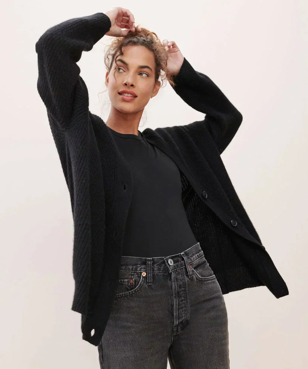 Zeffaro™ | Cardigan Ultra Confortable en Cachemire