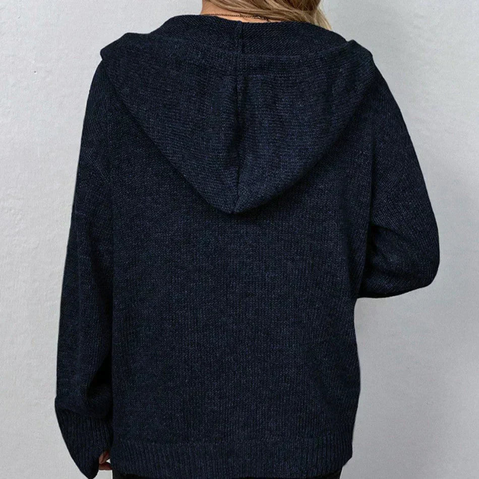 Zeffaro™ | Cardigan à Capuche et Boutons