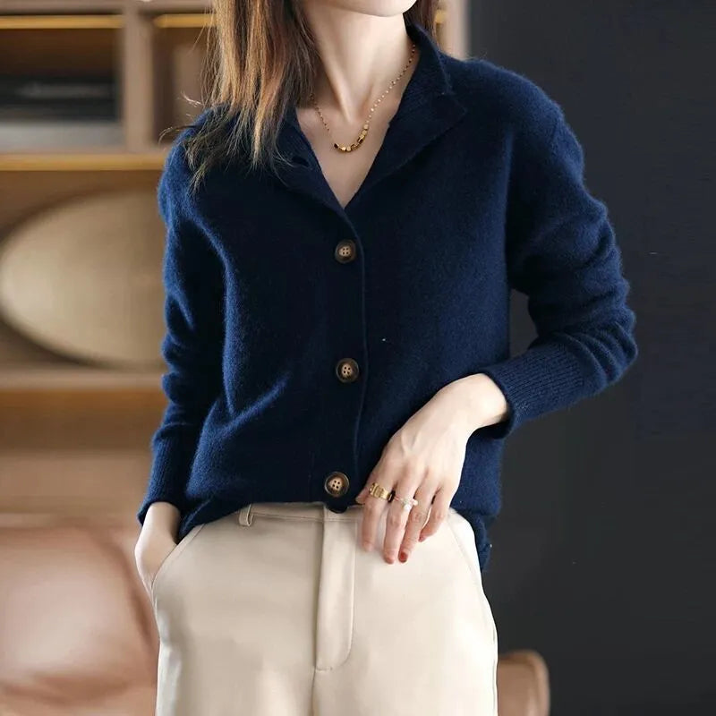 Zeffaro™ | CARDIGAN DOUX AVEC FERMETURE À BOUTONS