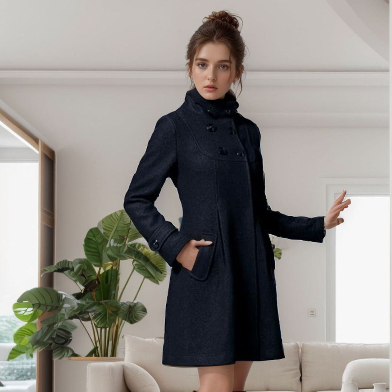 Zeffaro™ | Manteau Élégant Filomena